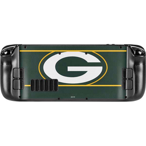 NFL Green Bay Packers Zone Block Steam Deck Handheld Gaming Computer Skin